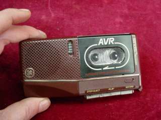   Electric MICROCASSETTE RECORDER AVR Automatic Voice Activated 5378BG