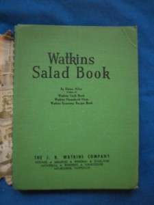 Vintage Watkins Salad Book COOKBOOK 1946, Recipes, DJ  