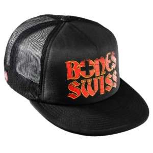 New BONES SWISS BEARINGS Scratch Mesh Skateboard Hat  