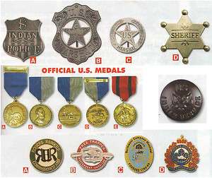 Old West Badges,Badge of the Fur Trade,Official US Metals,Gorgets 