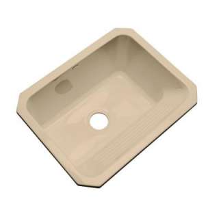   Undermount Acrylic 25x22x12 0 Hole Single Bowl Utility Sink Chamois