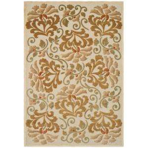   Cream 5 Ft. 3 In. x 7 Ft. 6 In. Area Rug MSR4441A 5 