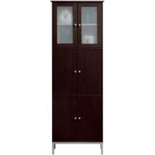 Home Decorators Collection Amanda 25 In. Wood Double Tall Cabinet in 