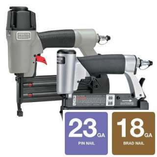Porter Cable 18 Gauge 1 1/4 in. Brad and 23 Gauge 1 in. Pin Nailer Kit 