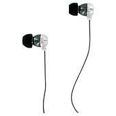KitSound KS1 Stereo in ear Earphones with Microphone Black