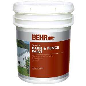 BEHR Premium Plus Ultra 5 Gal. Barn White Barn and Fence Paint 3505 at 