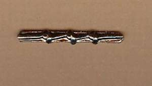Good Conduct Medal Silver Clasp with 3 knots (hitchs)  
