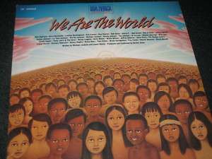 WE ARE THE WORLD MICHAEL JACKSON MUSIC RECORD ~ RARE  