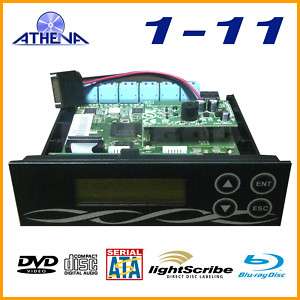 11 Lightscribe & BluRay CD DVD Duplicator Controller  