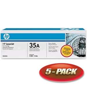HP 35a LaserJet Black Smart Print Cartridge (5 Pack)  
