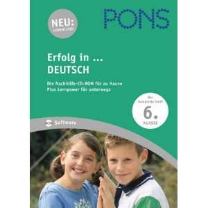 PONS Erfolg in Deutsch, 6. Klasse, 1 CD ROM Die Nachhilfe CD für zu 