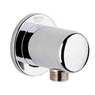 GROHE Wall Supply Elbow in Starlight Chrome for Handshower Hoses 