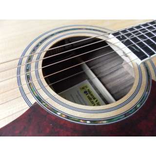 MVG Biscayne Dreadnought Acoustic Guitar XLR Output Spruce and 