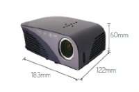 LG HS201G DLP Projektor (Kontrast 2000:1, 800 x 600 Pixel, 200 ANSI 