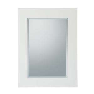 Elegant Home Chatham 25 7/8 In. L X 19 In. W Wall Mirror in White 