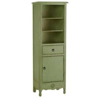   20 in. W Linen Cabinet in Antique Green 0561700610 
