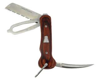 SEGLER Taschenmesser mit Marlspieker + Schäkelöffner SAILOR KNIFE 
