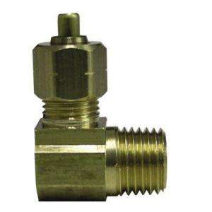 Watts Ander Lign 5/8 in. x 1/2 in. Brass 90 Degree Compression x MIP 