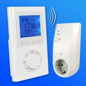 Thermostat UTQFD Digital mit Funk für Elektroheizungen  