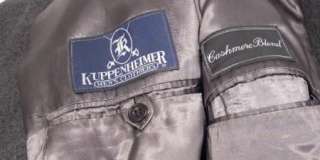 KUPPENHEIMER Mens CASHMERE BLEND Coat Jacket size 48  