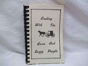 Vintage Amish Recipe Cookbook Horse and Buggy People  