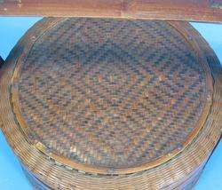 Fine Antique Chinese Hand Woven Wedding Basket c. 1900  