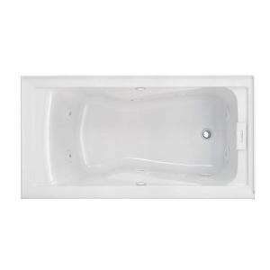   Hand Outlet Whirlpool Tub in White 2425L LHO.020 