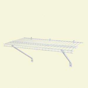   ft. x 12 in. Ventilated Wire Shelf Kit 1031 