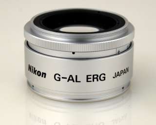 Nikon has developed the G AL ERG ergonomic auxiliary objective that 