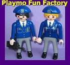 Playmobil Polizei POLIZISTIN + POLIZIST blau US Police 