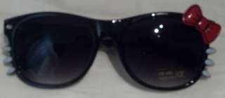 Hello Kitty Bowtie Kawaii Girl Nerdy Sunglasses sun glasses *ALL 
