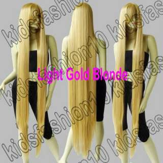 60 Inch Free Shipping Extra Long Hair Straight Cosplay Wig All Color 