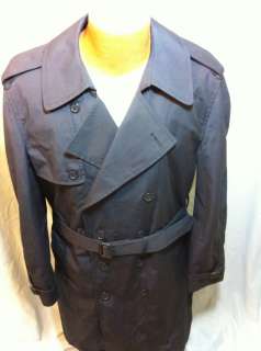 COAT ALL WEATHER TRENCH DRESS USAF AIR FORCE MENS 44 R  