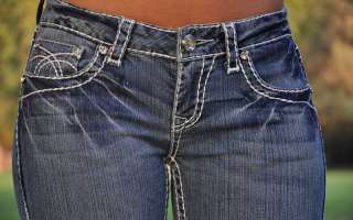 LA Idol jeans SZ 0 15 LIGHT BLUE white stitching BOOT CUT FAST 