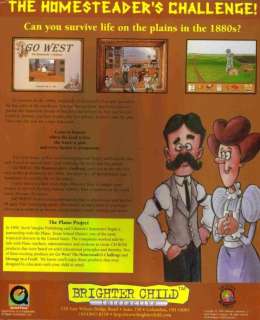 Go West The Homesteaders Challenge + Manual PC CD game  