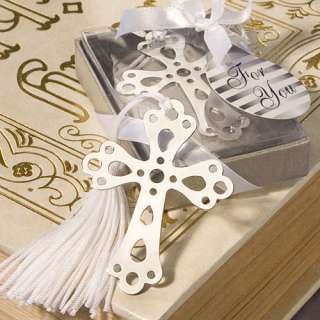 100 Book Lovers Collection Cross Bookmark Christening/ Communion 