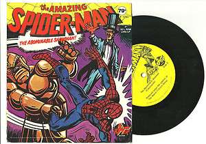 Cool AMAZING SPIDER MAN VS ABOMINABLE SNOWMAN 7 RPM Little LP Great 
