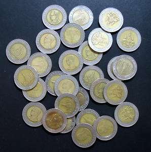 Thailand 10 Baht BI METALIC 200 Coins   Used  