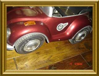  SPORTSTERS CIRCA 1950S LARGE CHILD PEDAL TOY CAR A BEAUTY.  