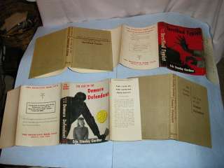 Vintage 60s Erle Stanley Gardner Perry Mason HCDJ Books  