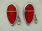   1939 Ford 39 LED Red Stop Turn Brake Tail Lights / Baby Zephyr Style