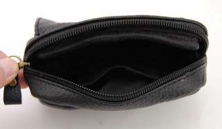 Mens Genuine Leather Belt Waist Bum Fanny Belly Pouch Zipper Bag Cell 