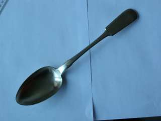 Antique 19th Century Imperial Russian silver serving spoon.HUGE 30cm 