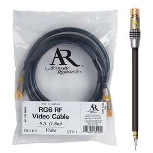  Acoustic Research 6 Foot Pro Series II Coaxial F Video 