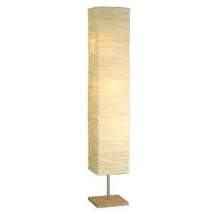  Adesso Dune Floorchiere Lamp In Steel Finish