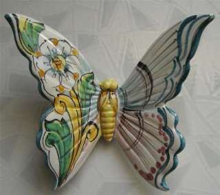 Farfalla 1°mis. in ceramica artistica Caltagirone  