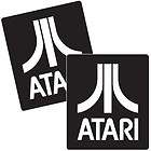 ATARI retro arcade game console cabinet stickers