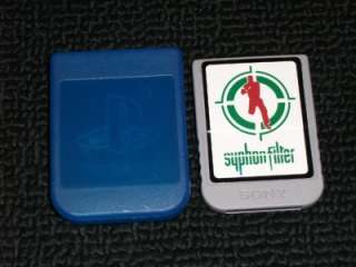 PS1 Sony Memory Card with Syphon Filter Promo Sticker  