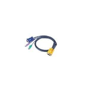  ATEN PS2 KVM Cable   SPHD15 to VGA and PS2 2L5201P, 3 Feet 