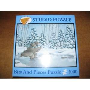  Bits and Pieces Puzzle 1000 Piece Winters Wonder: Toys 